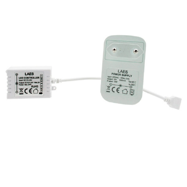 Fuente de alimentación + Driver para TIRA LED RGB + Conectores