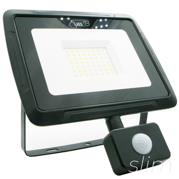 PROYECTOR SLIM 50W LED SMD + Sensor - Blanco Frío