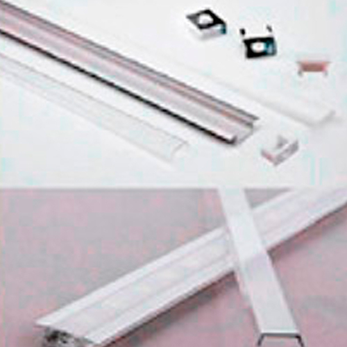 Difusor glaseado para perfil de aluminio TIRA LED RGB