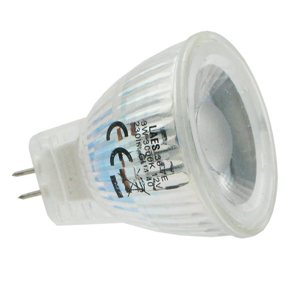 DICROICA FULL GLASS LED 12V  – 35mm ø - 3W