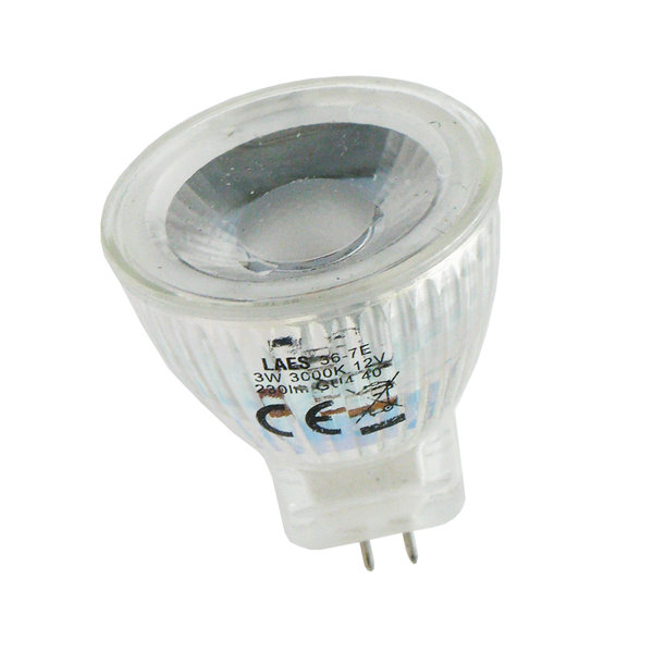 DICROICA FULL GLASS LED 12V  – 35mm ø - 3W