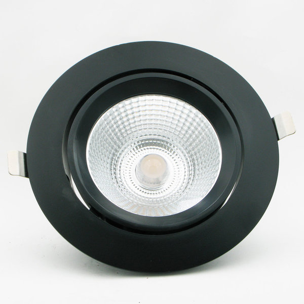 Foco LED Orión, 40W, 4000K - Ø 190mm - Negro