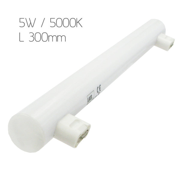 Linestra LED, 5W, 5000K, L 300mm, 2 Casquillos